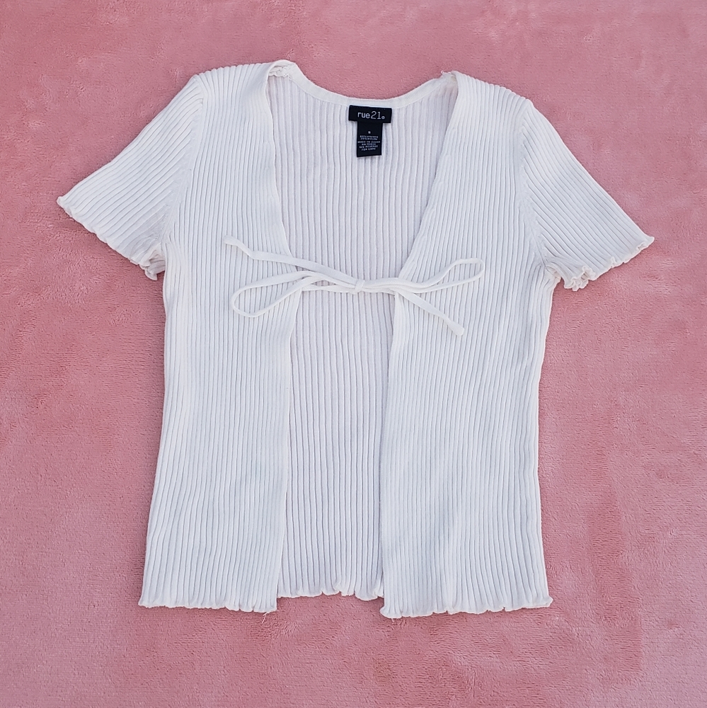 White Cardigan
